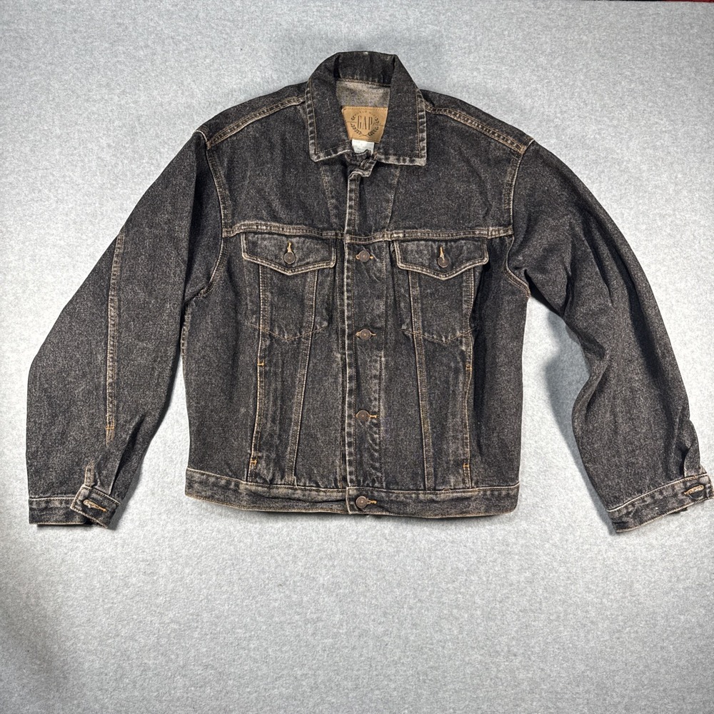 Gap Denim Jacket Mens Small - Button Front Classic Casual Jean Jacket 30-5129